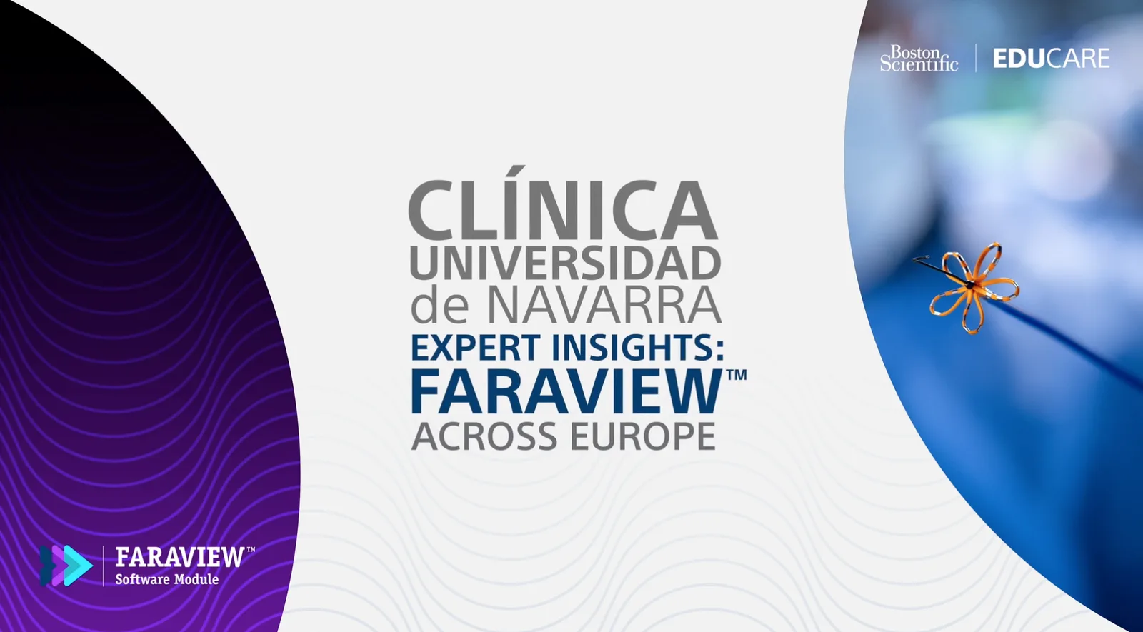 Title card for the Clínica Universidad de Navarra episode.