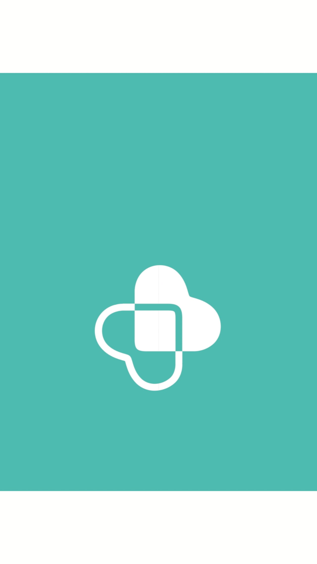 The Coroflo logo, white on teal.
